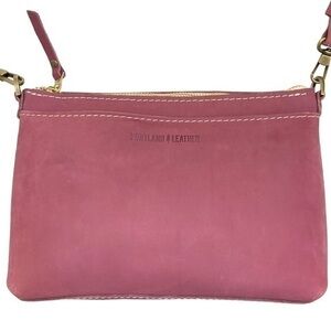 Portland leather pink crossbody bag